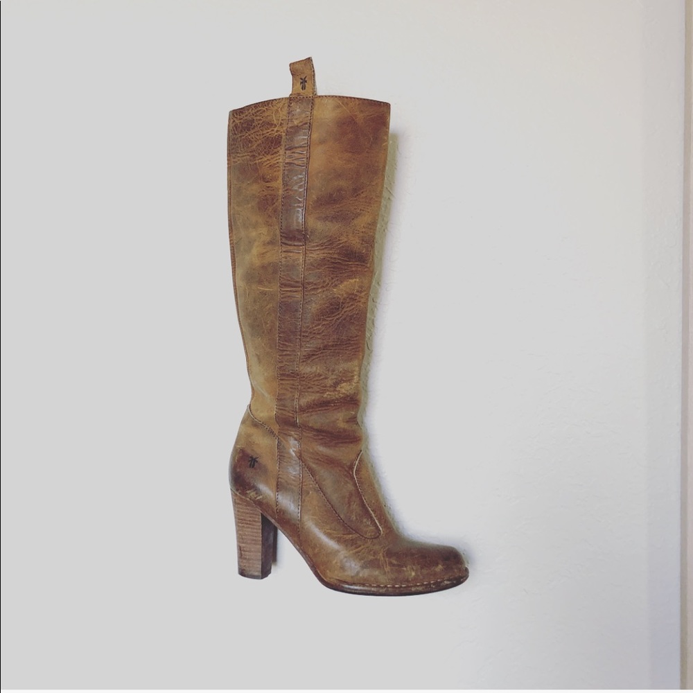 Frye's leather boots